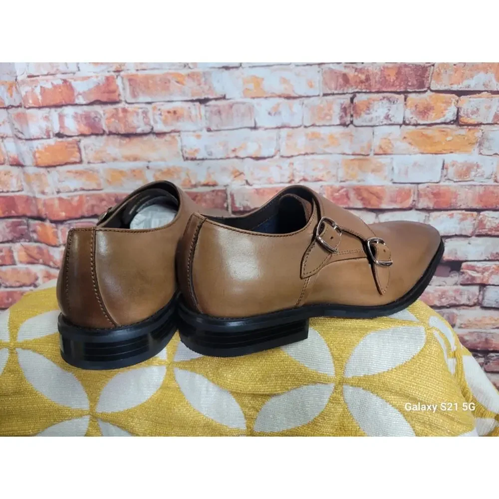 La Milano Men's Double Monk Strap Dress Shoe